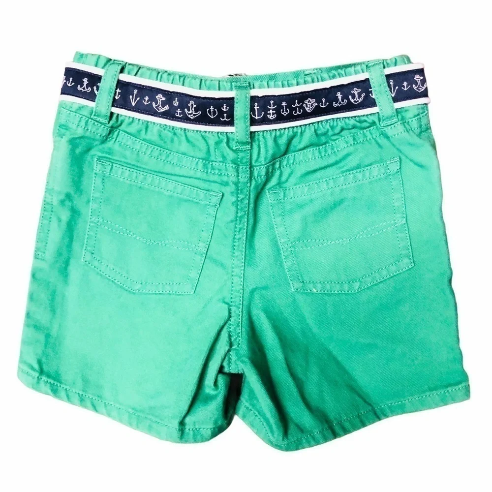 RALPH LAUREN - INFANT GIRL GREEN SHORTS